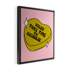Virgo Conversation Heart Framed Canvas Print Gallery Image 2