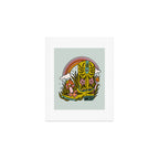 Virgo Cowboy Boot Art Print Gallery Image 1
