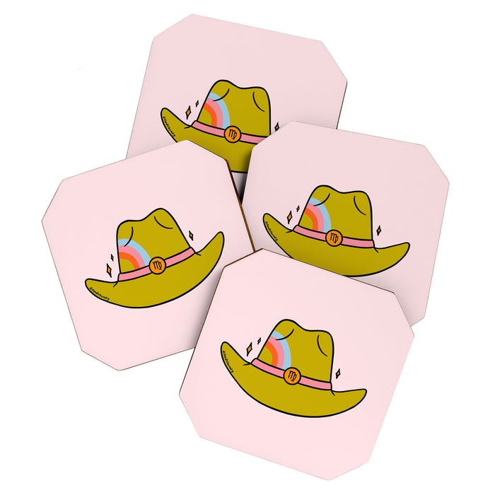 Virgo Cowboy Hat Coaster Gallery Image 1