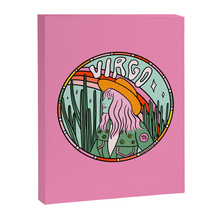 Virgo Cowgirl Canvas Print Gallery Image 1