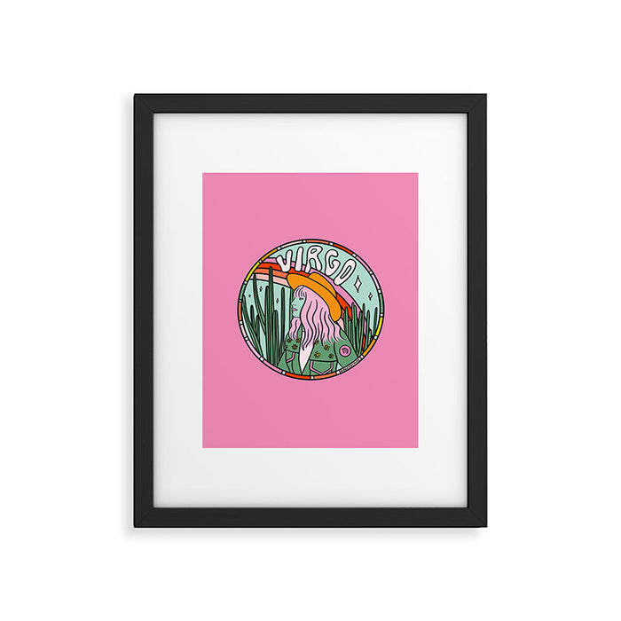 Virgo Cowgirl Framed Art Print Gallery Image 1