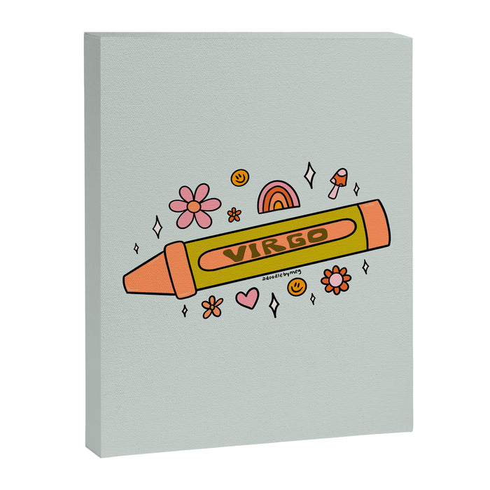 Virgo Crayon Canvas Print Gallery Image 1