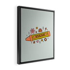 Virgo Crayon Framed Canvas Print Gallery Image 2