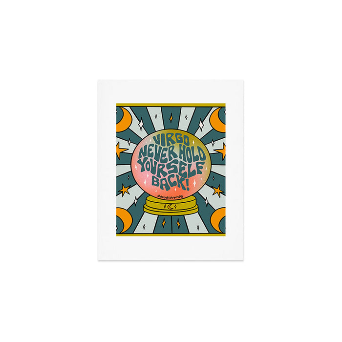 Virgo Crystal Ball Art Print Gallery Image 1