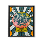 Virgo Crystal Ball Framed Canvas Print Gallery Image 8
