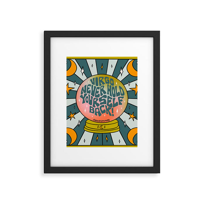 Virgo Crystal Ball Framed Art Print Gallery Image 1