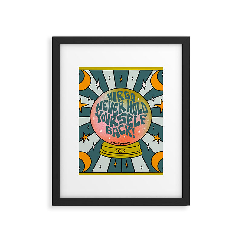 Virgo Crystal Ball Framed Art Print Gallery Image 6