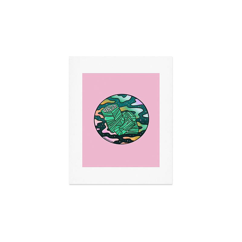 Virgo Crystal Art Print Gallery Image 1