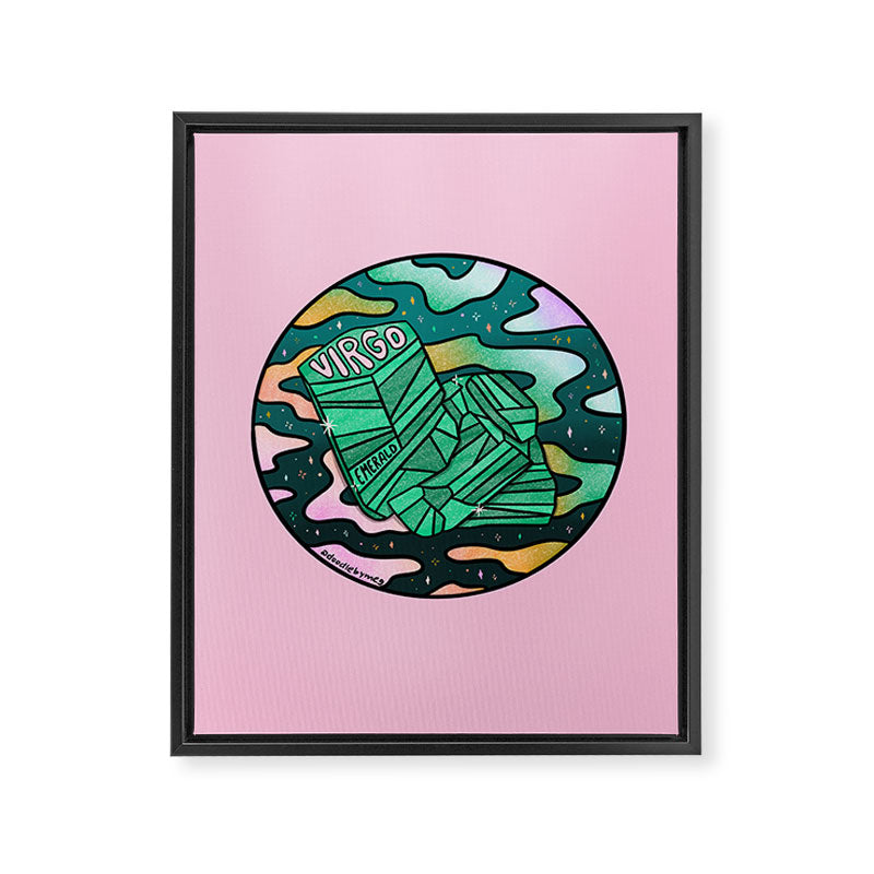 Virgo Crystal Framed Canvas Print Gallery Image 8