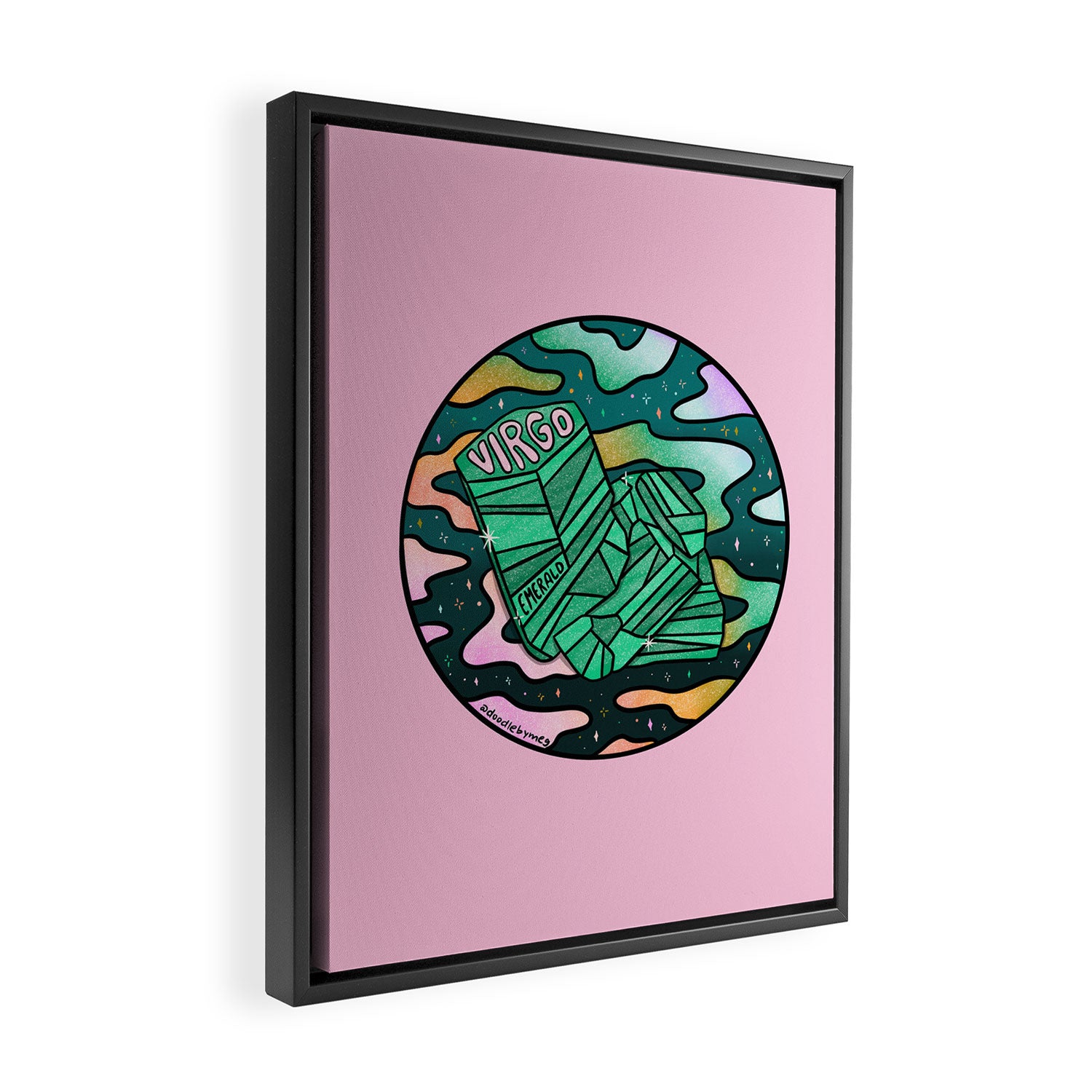 Virgo Crystal Framed Canvas Print Gallery Image 2