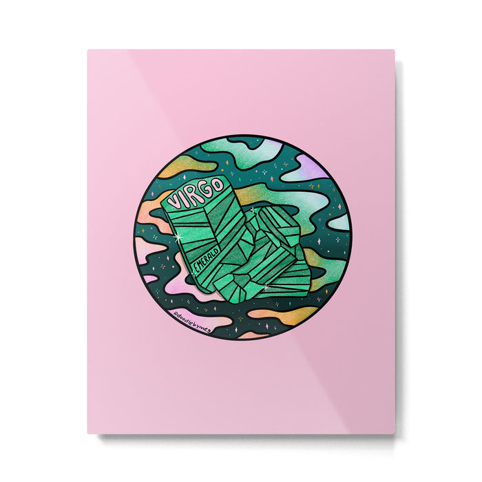 Virgo Crystal Metal Print Gallery Image 1