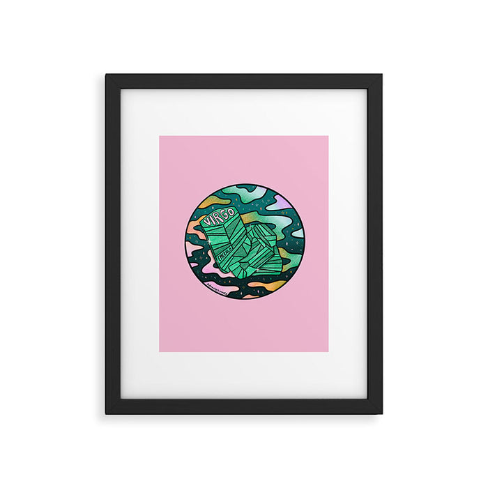 Virgo Crystal Framed Art Print Gallery Image 1