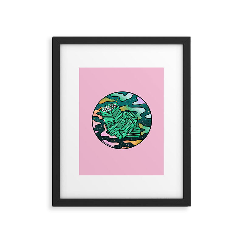 Virgo Crystal Framed Art Print Gallery Image 6