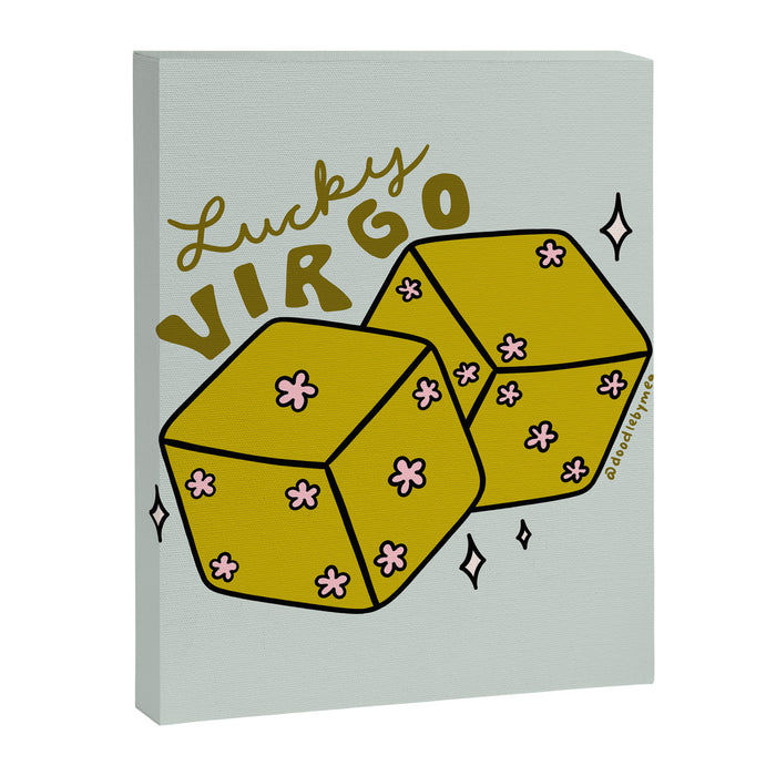 Virgo Dice Canvas Print Gallery Image 1