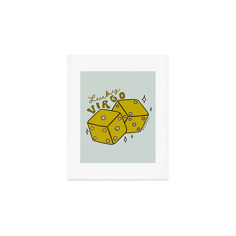 Virgo Dice Art Print Gallery Image 1