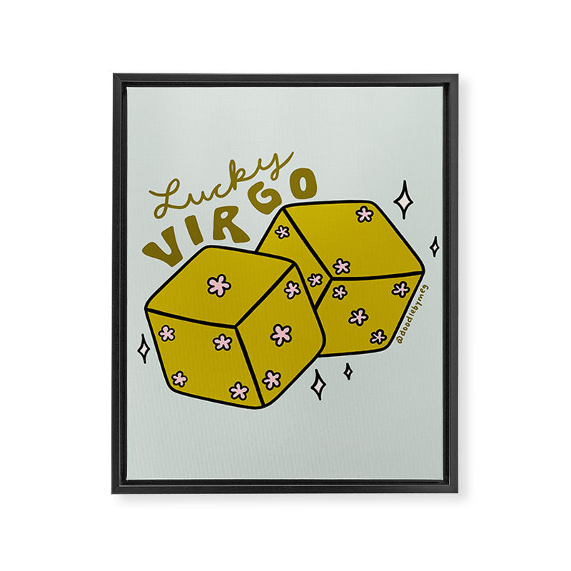 Virgo Dice Framed Canvas Print Gallery Image 8
