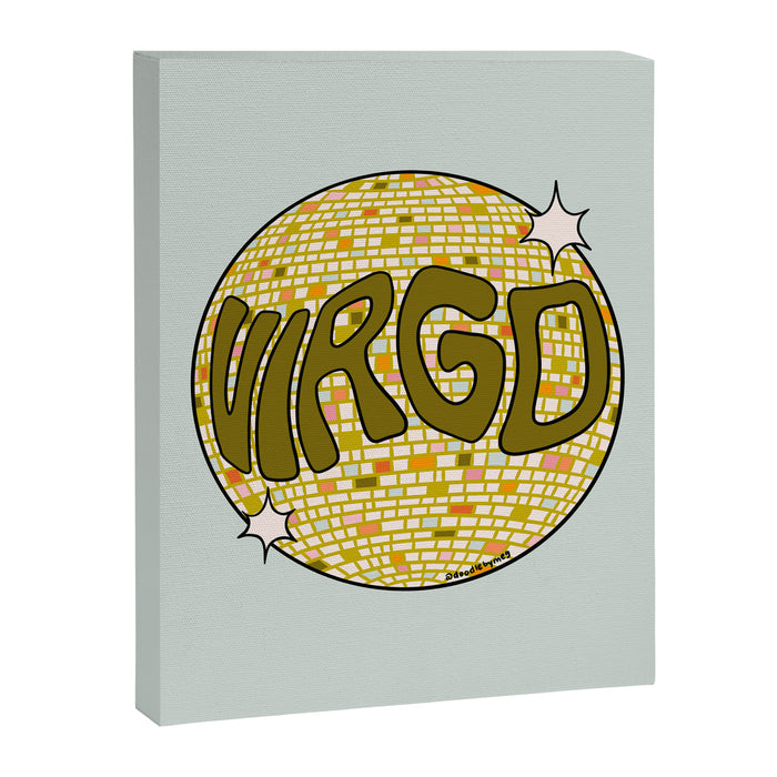 Virgo Disco Ball Canvas Print Gallery Image 1