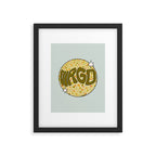 Virgo Disco Ball Framed Art Print Gallery Image 6