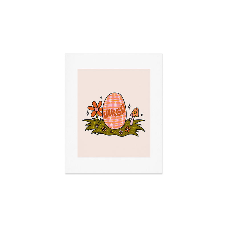 Virgo Easter Egg Art Print Gallery Image 1