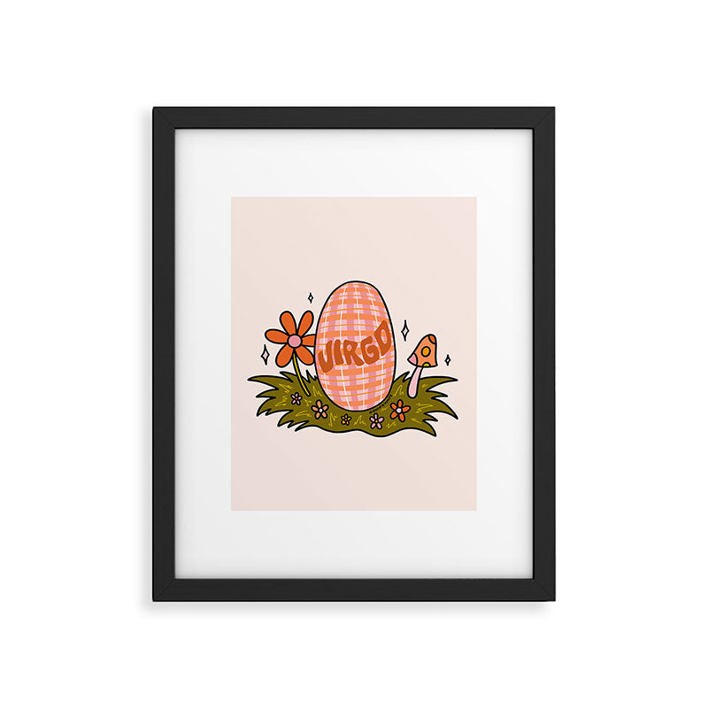 Virgo Easter Egg Framed Art Print Gallery Image 6