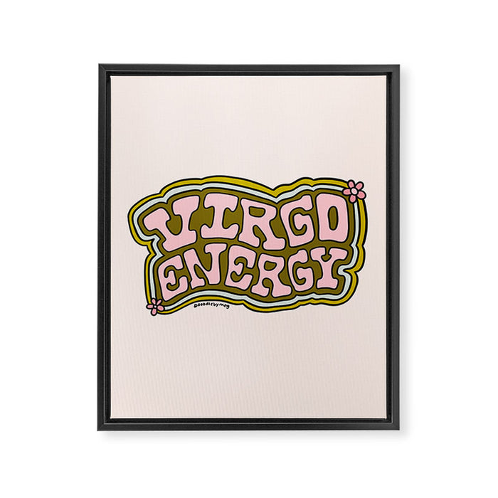 Virgo Energy Framed Canvas Print Gallery Image 1