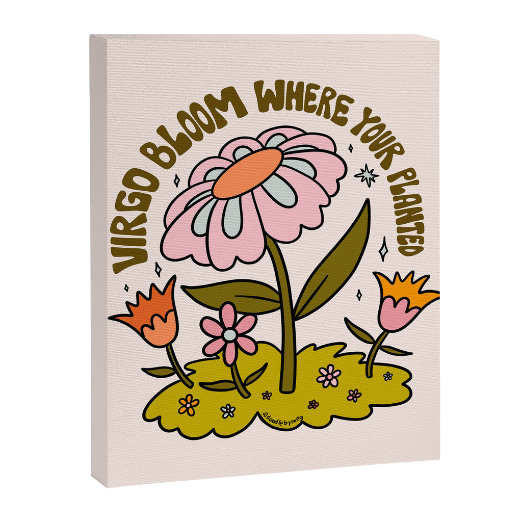 Virgo Flower Canvas Print Gallery Image 8