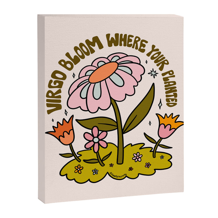 Virgo Flower Canvas Print Gallery Image 1
