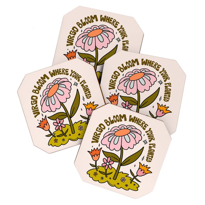 Virgo Flower Coaster Gallery Image 1