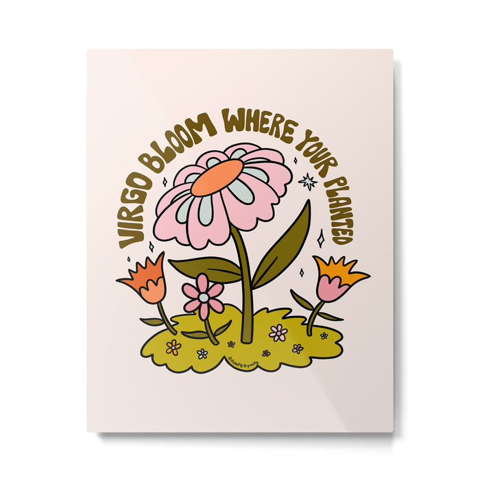 Virgo Flower Metal Print Gallery Image 1