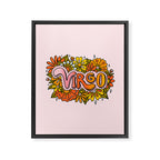 Virgo Flowers Framed Canvas Print Gallery Image 8