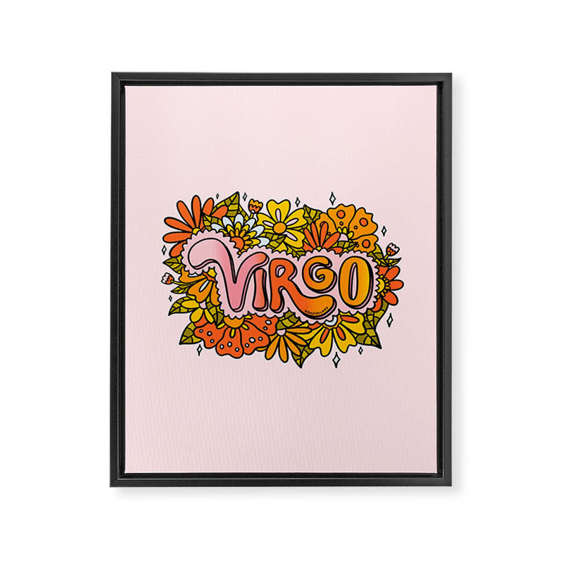 Virgo Flowers Framed Canvas Print Gallery Image 8