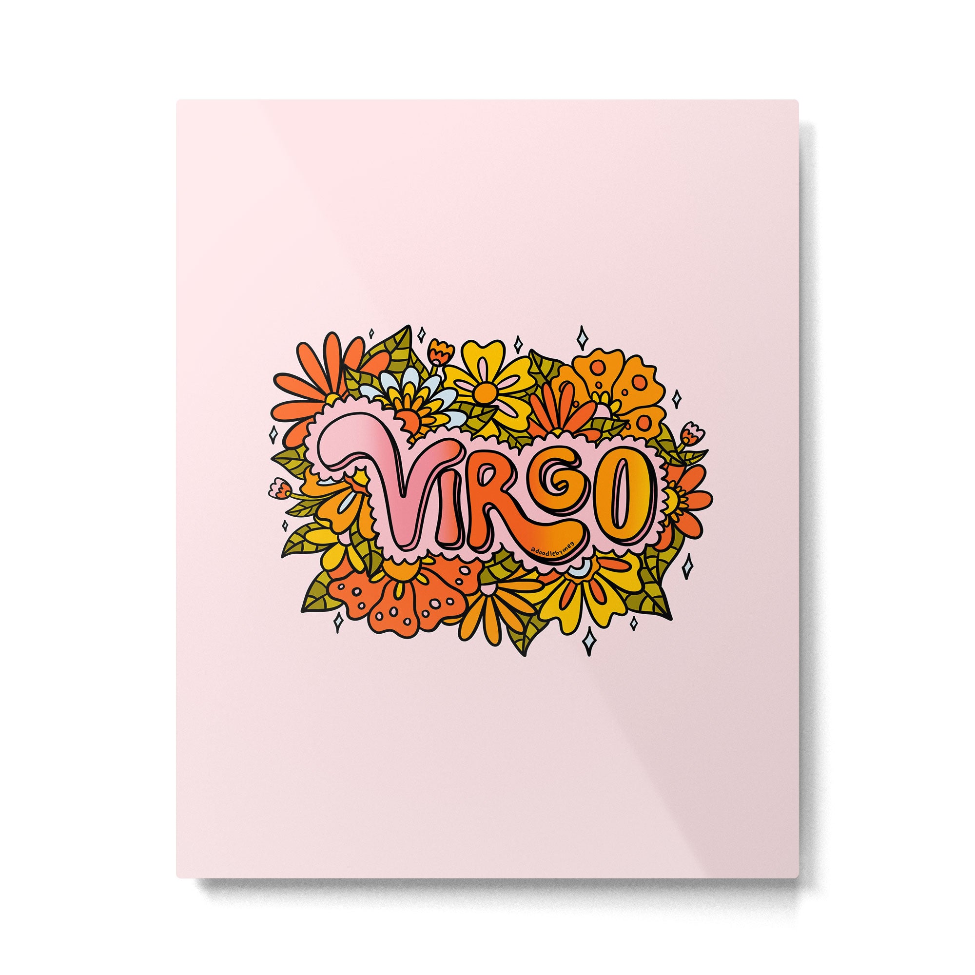 Virgo Flowers Metal Print Gallery Image 6