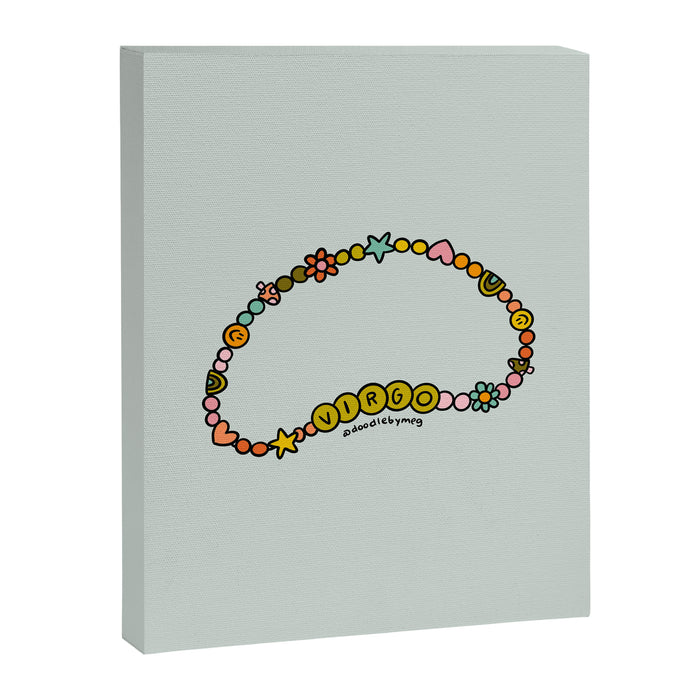 Virgo Friendship Bracelet Canvas Print Gallery Image 1
