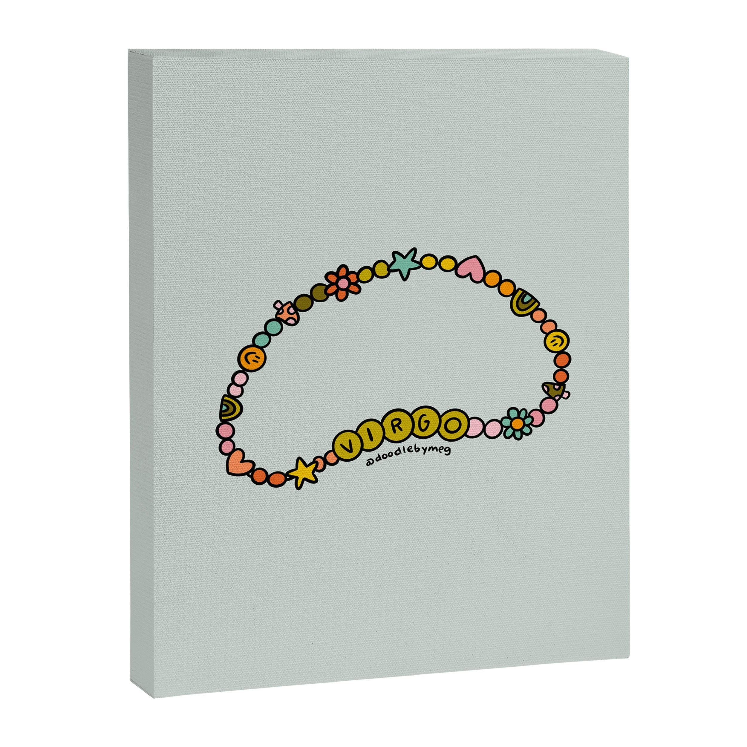 Virgo Friendship Bracelet Canvas Print Gallery Image 8