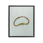 Virgo Friendship Bracelet Framed Canvas Print Gallery Image 8