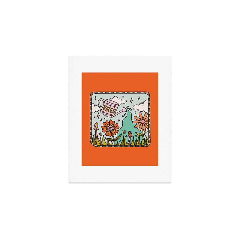 Virgo Garden Art Print Gallery Image 1