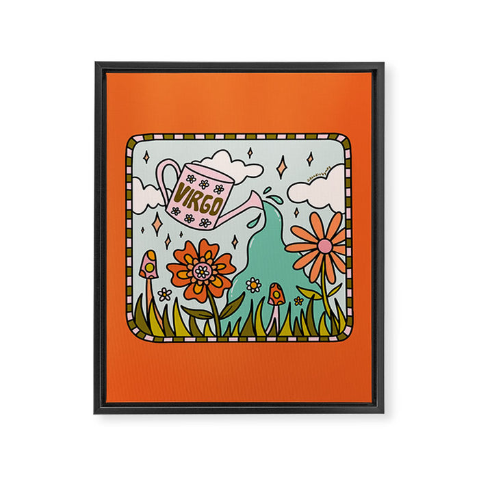 Virgo Garden Framed Canvas Print Gallery Image 1