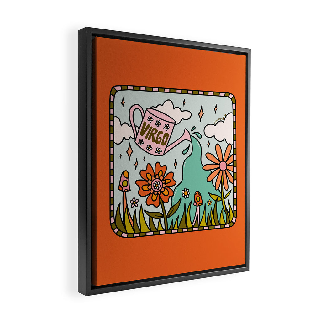 Virgo Garden Framed Canvas Print Gallery Image 2