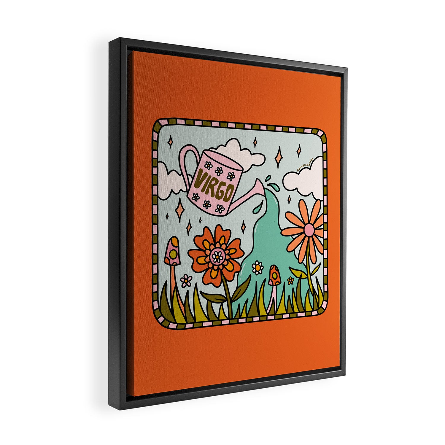 Virgo Garden Framed Canvas Print Gallery Image 2