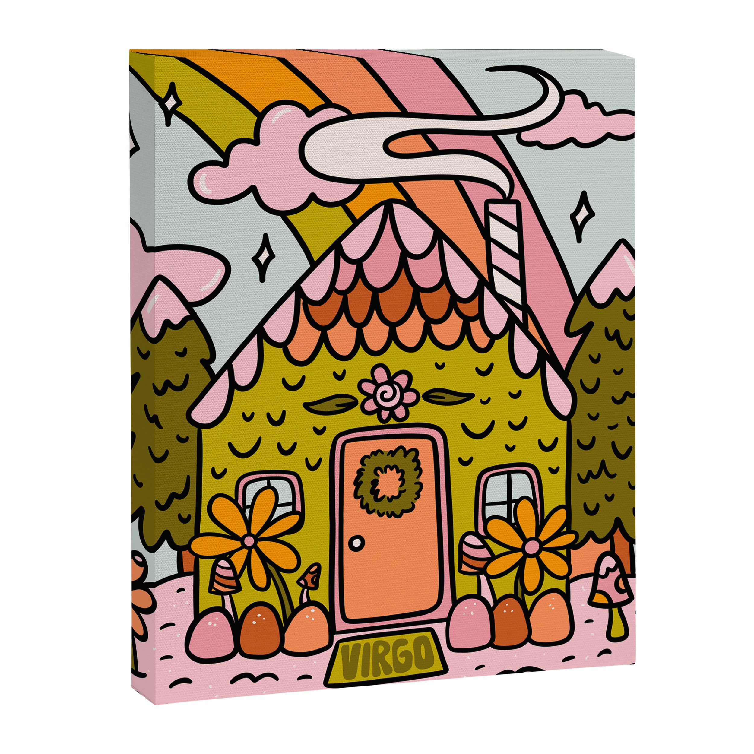 Virgo Gingerbread House Canvas Print Gallery Image 8
