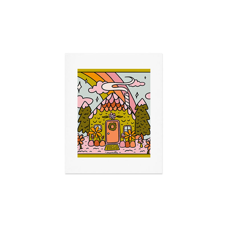 Virgo Gingerbread House Art Print Gallery Image 1