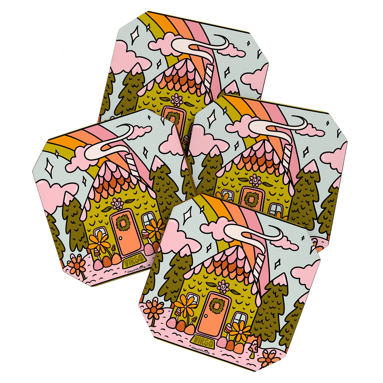 Virgo Gingerbread House Coaster Gallery Image 1