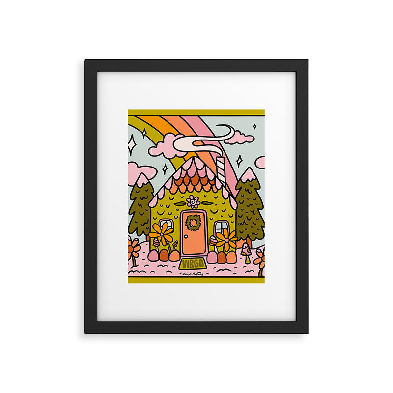 Virgo Gingerbread House Framed Art Print Gallery Image 6