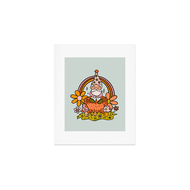 Virgo Gnome Art Print Gallery Image 1