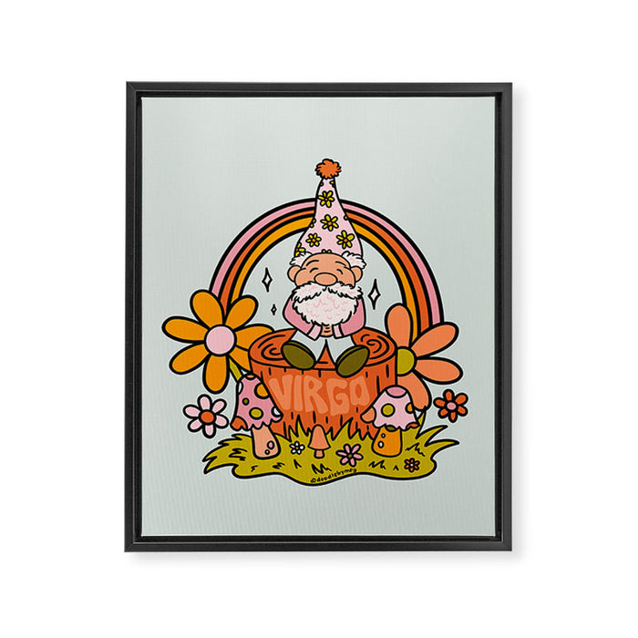 Virgo Gnome Framed Canvas Print Gallery Image 1
