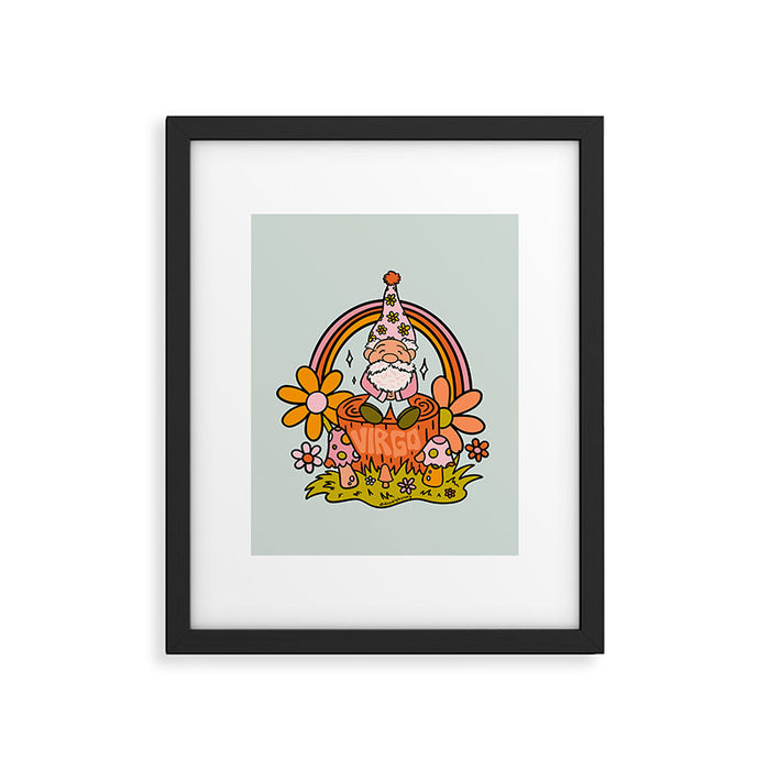 Virgo Gnome Framed Art Print Gallery Image 1