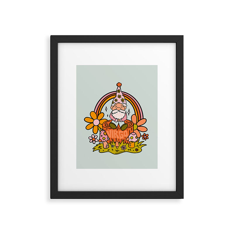 Virgo Gnome Framed Art Print Gallery Image 6
