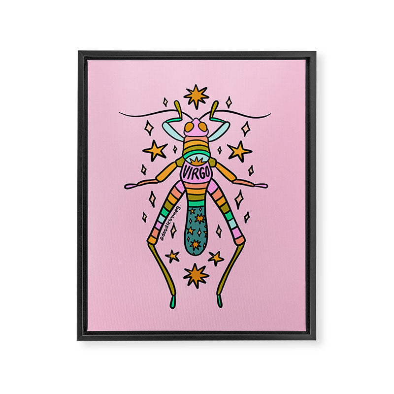 Virgo Grasshopper Framed Canvas Print Gallery Image 8