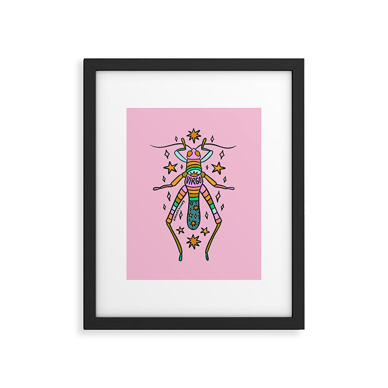 Virgo Grasshopper Framed Art Print Gallery Image 6