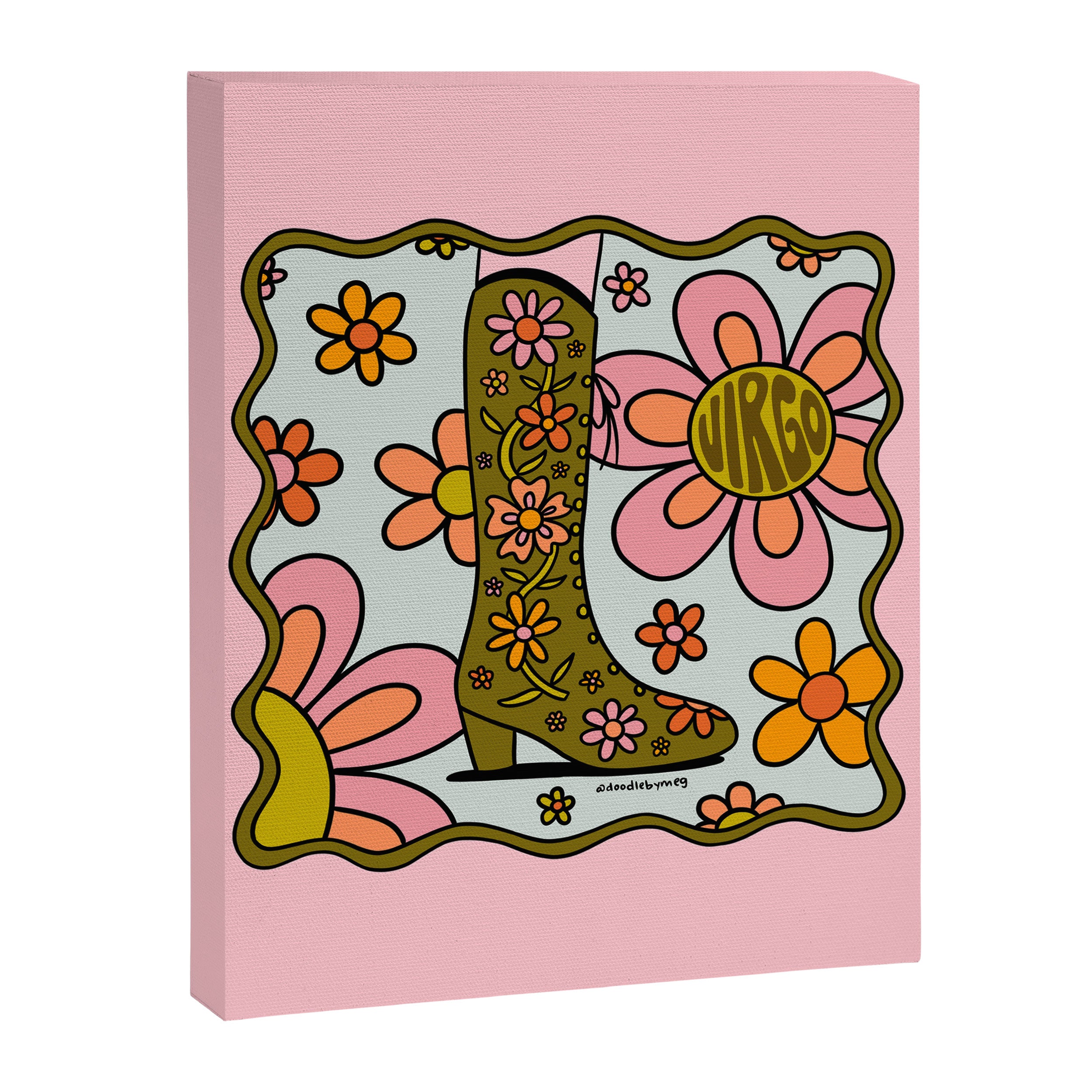 Virgo Groovy Boot Canvas Print Gallery Image 8